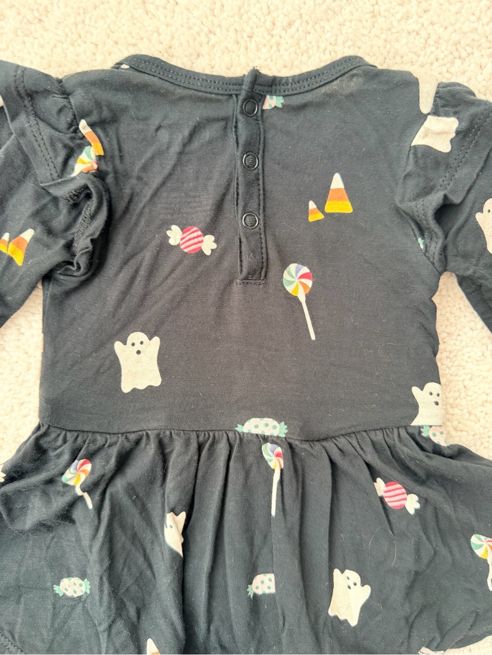 Kyte BABY Twirl Bodysuit with Candy Print - Picture 10 of 13